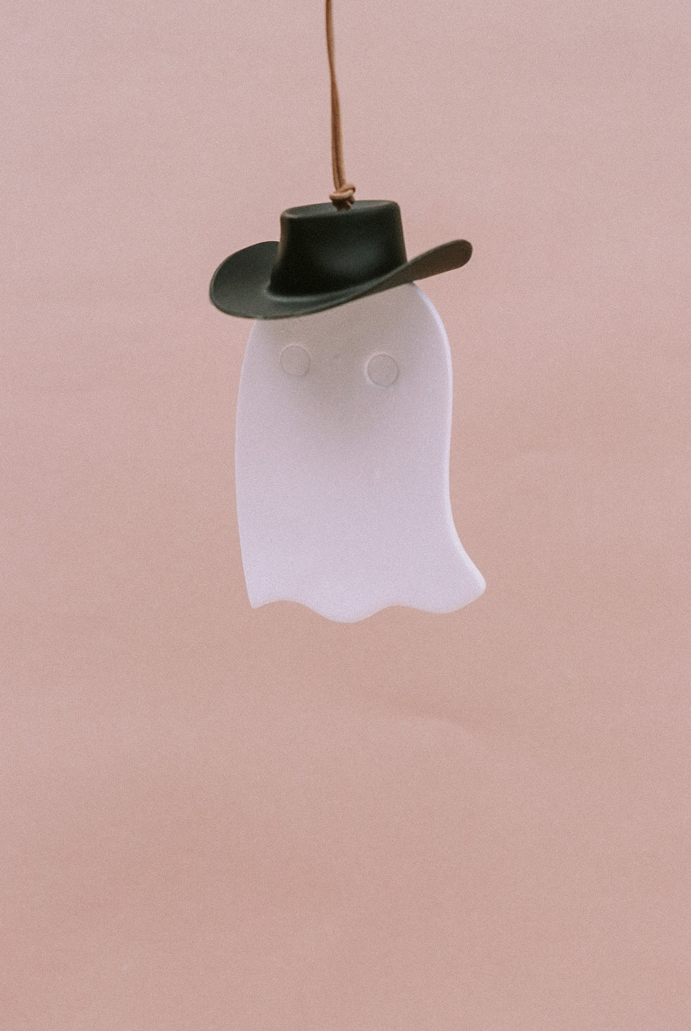 Cowboy Hat Ghost Car Charm