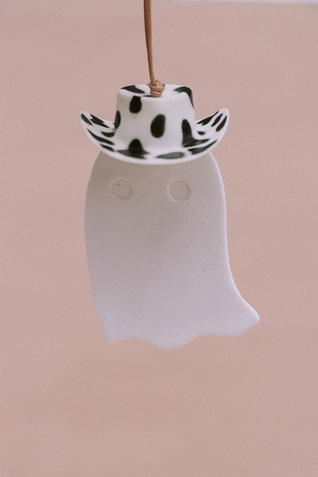 Cowboy Hat Ghost Car Charm