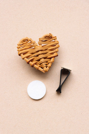 Rattan Heart Car Air Vent Diffuser