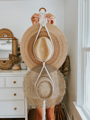 Boho Macrame Hat Hanger