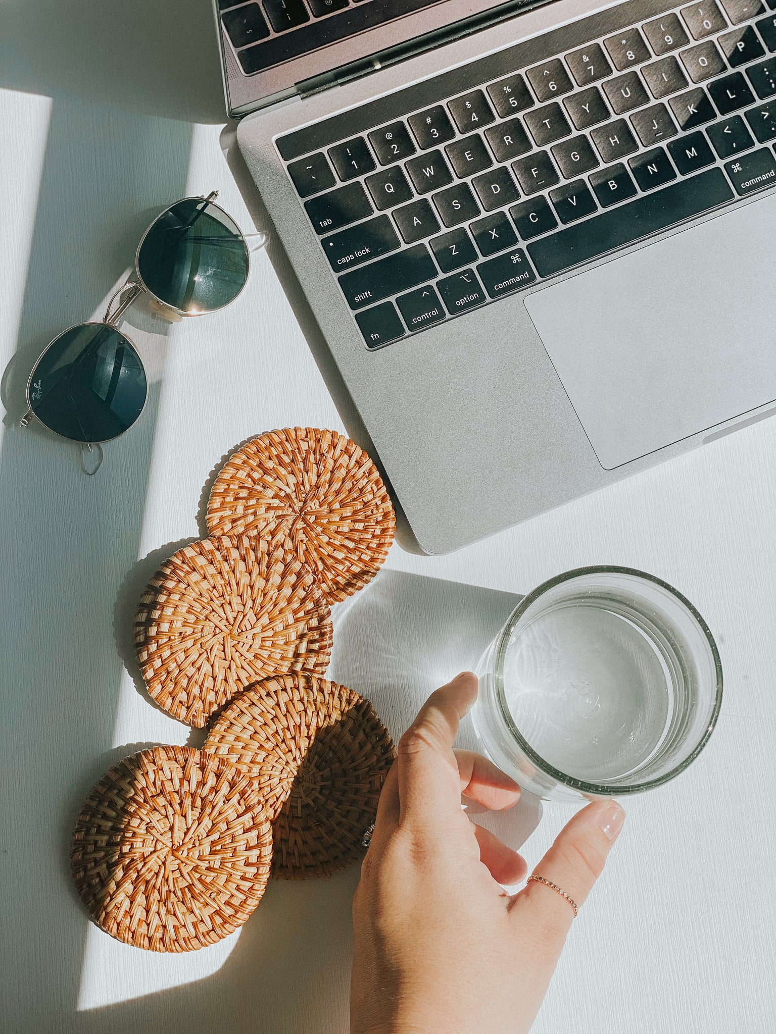 Handmade Rattan Coasters