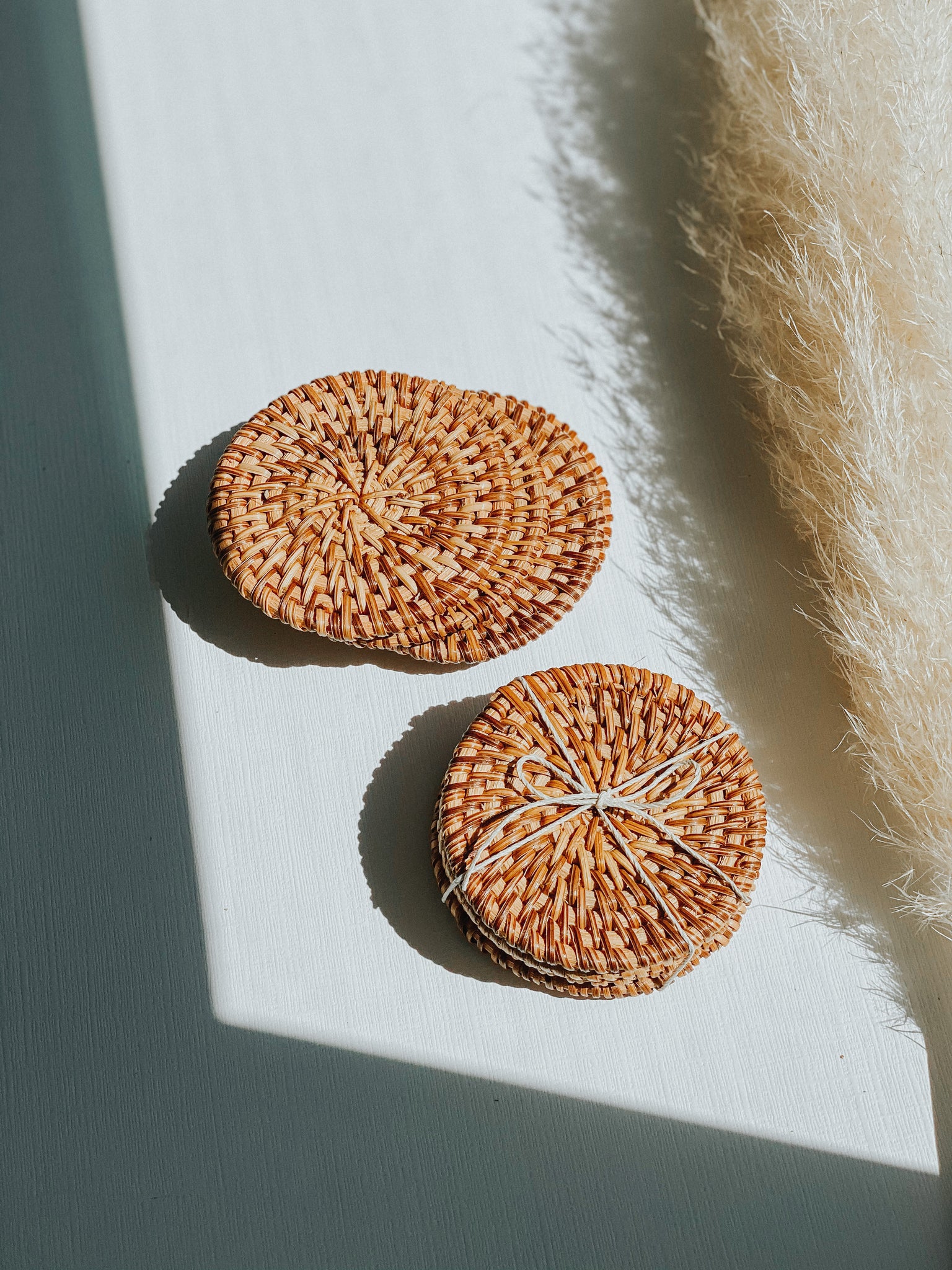 Handmade Rattan Coasters