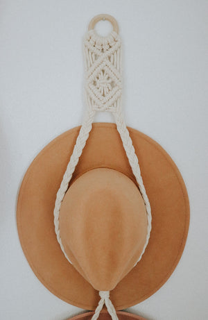 Boho Macrame Hat Hanger