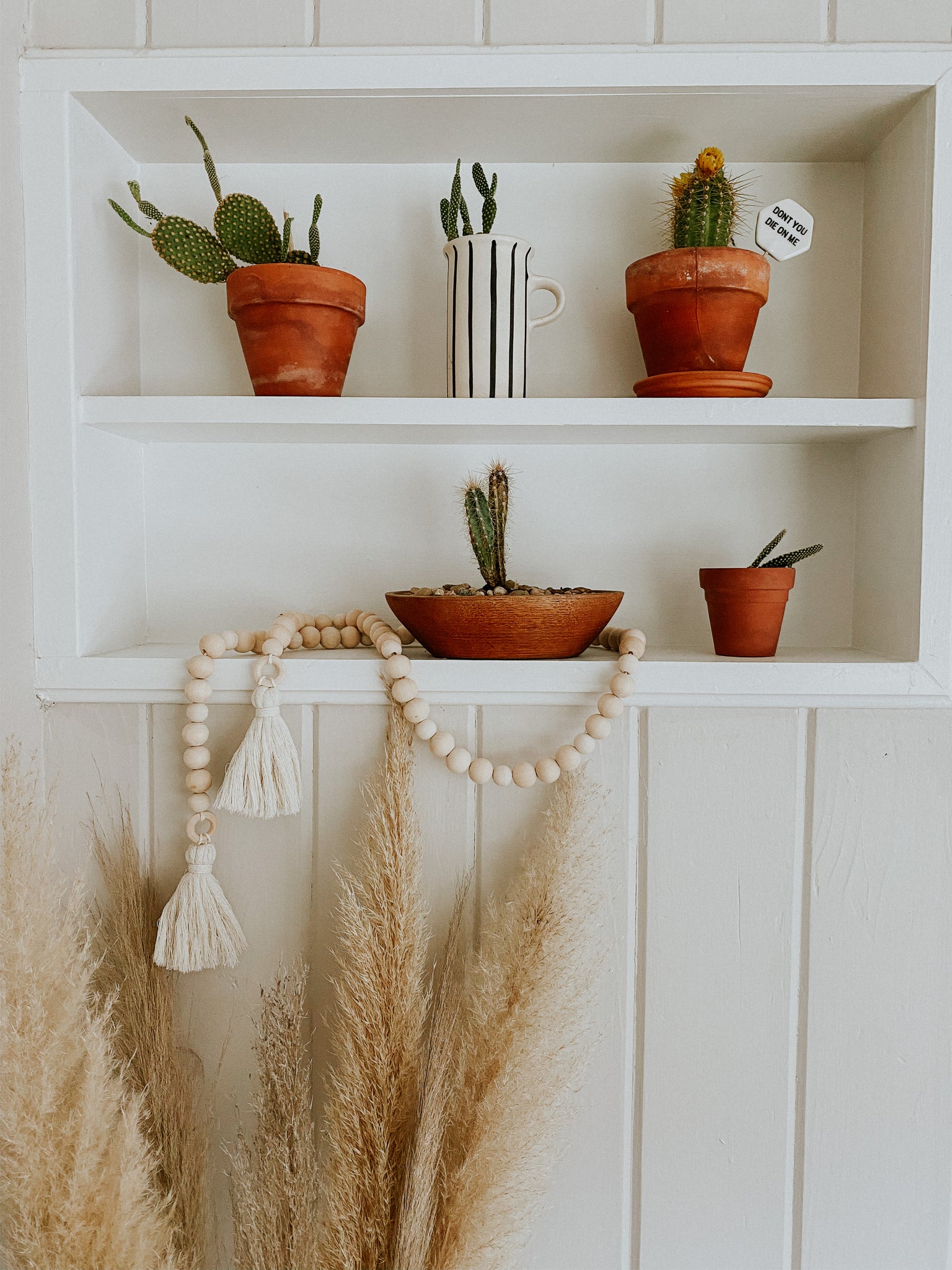 Boho Beaded Tassel Garland