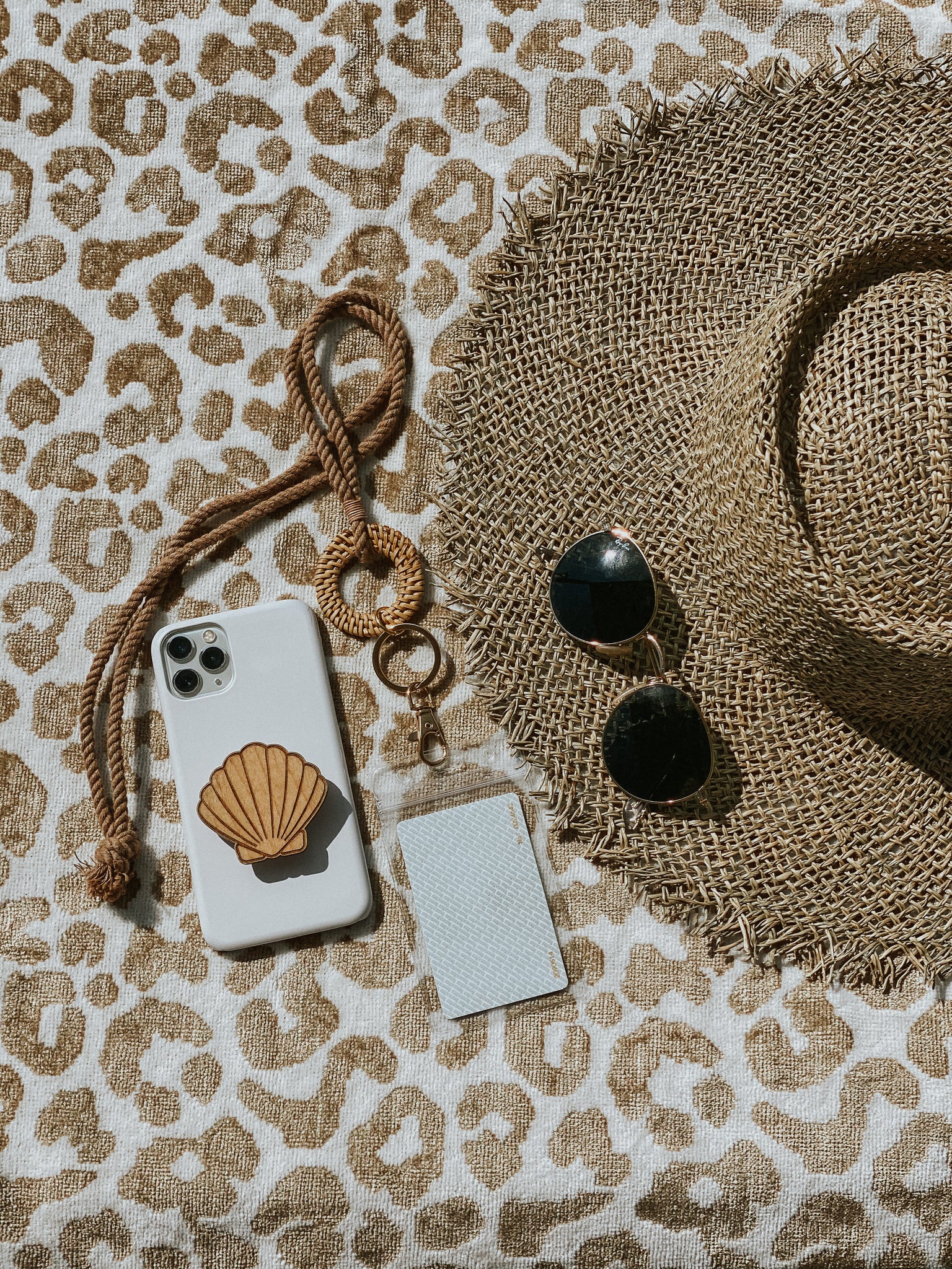 NEW COLORS Rattan Keychain Lanyards